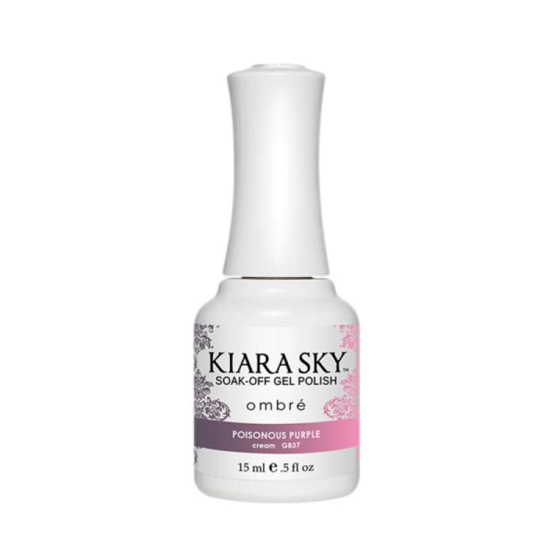 KIARA SKY – GEL POLISH (OMBRE) - G837 POISONOUS PURPLE